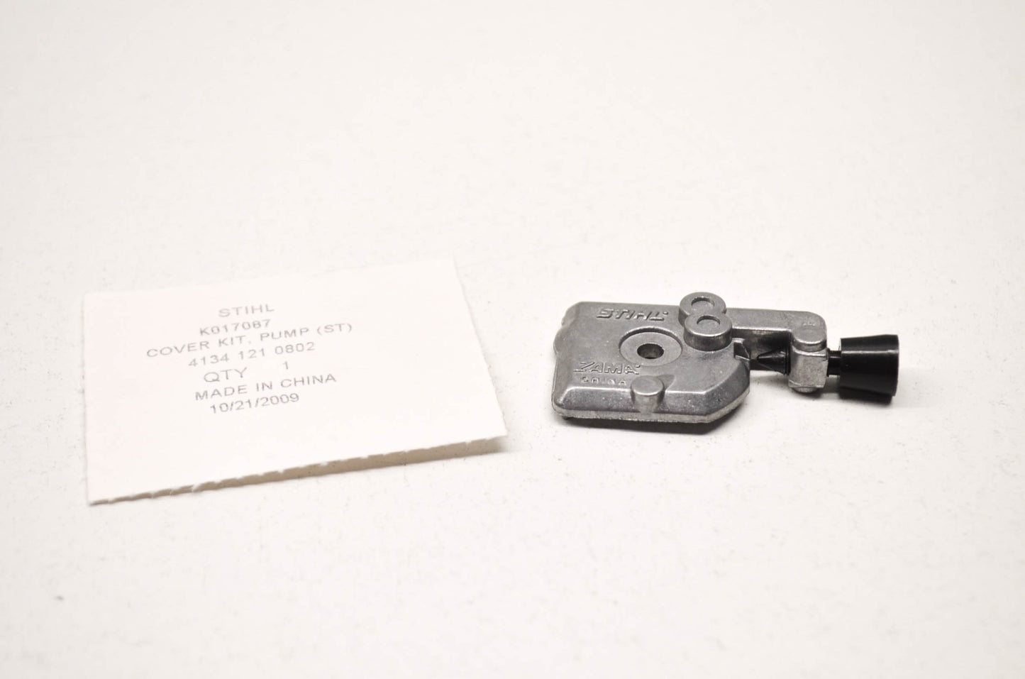 OEM STIHL 4134-121-0802 Pump End Cover NOS