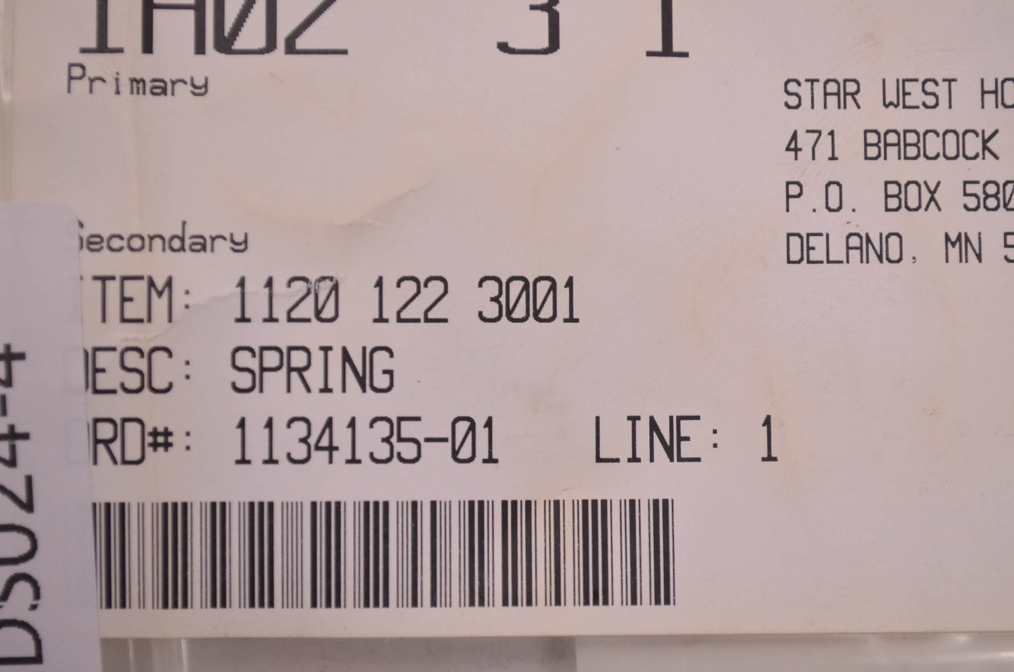 OEM STIHL 1120 122 3001 Spring NOS