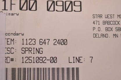 New OEM STIHL Worm Gear Spring NOS