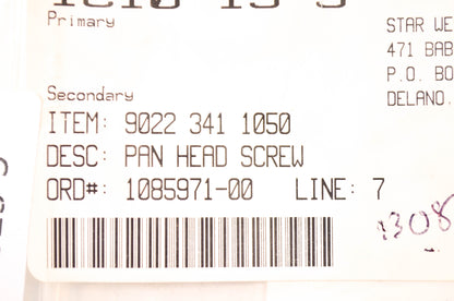 New OEM STIHL Pan Head Screw QTY 5 NOS