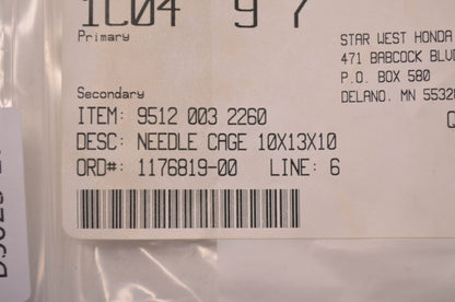 New OEM STIHL Bearing 10X13X10 NOS