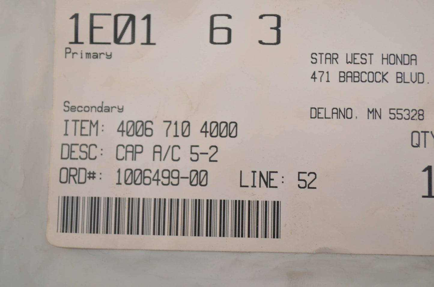 New OEM STIHL Chainsaw Head Cap NOS