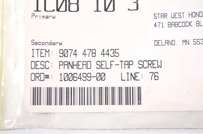 New OEM STIHL Panhead Self Tapping Screw QTY 5 NOS
