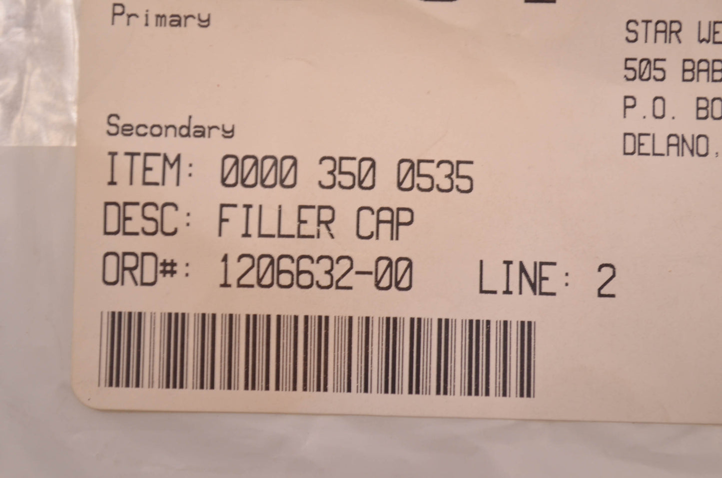 New OEM STIHL Fuel Filler Cap NOS