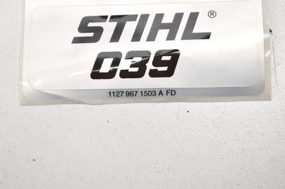 New OEM STIHL 029 Super 039 Chainsaw Logo Sticker Kit NOS