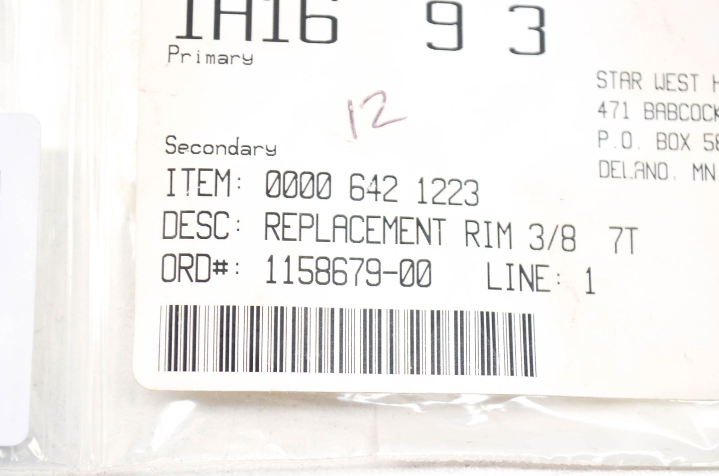 New OEM STIHL Rim Sprocket 3/8 7T NOS