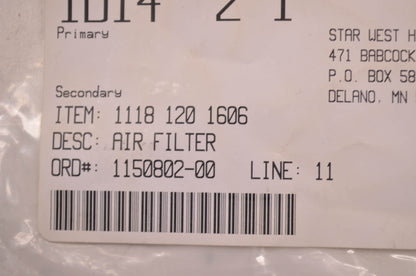 OEM STIHL 1118 120 1606 Air Filter NOS