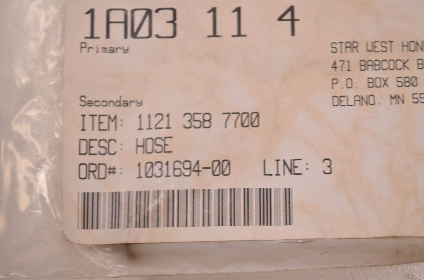 New OEM STIHL Fuel Line NOS