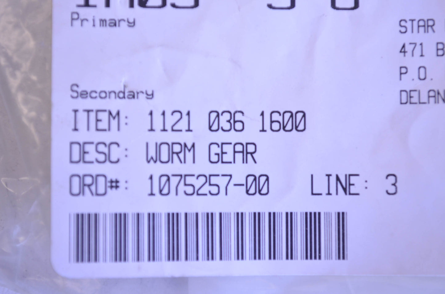 New OEM STIHL Worm Gear NOS