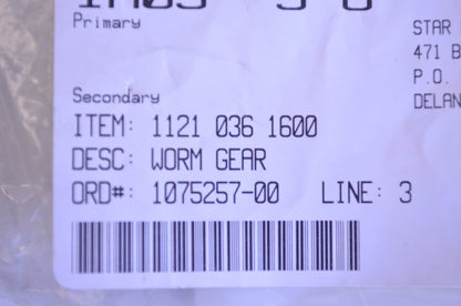 New OEM STIHL Worm Gear NOS