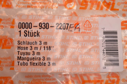 New OEM STIHL Hose 3m 118' NOS