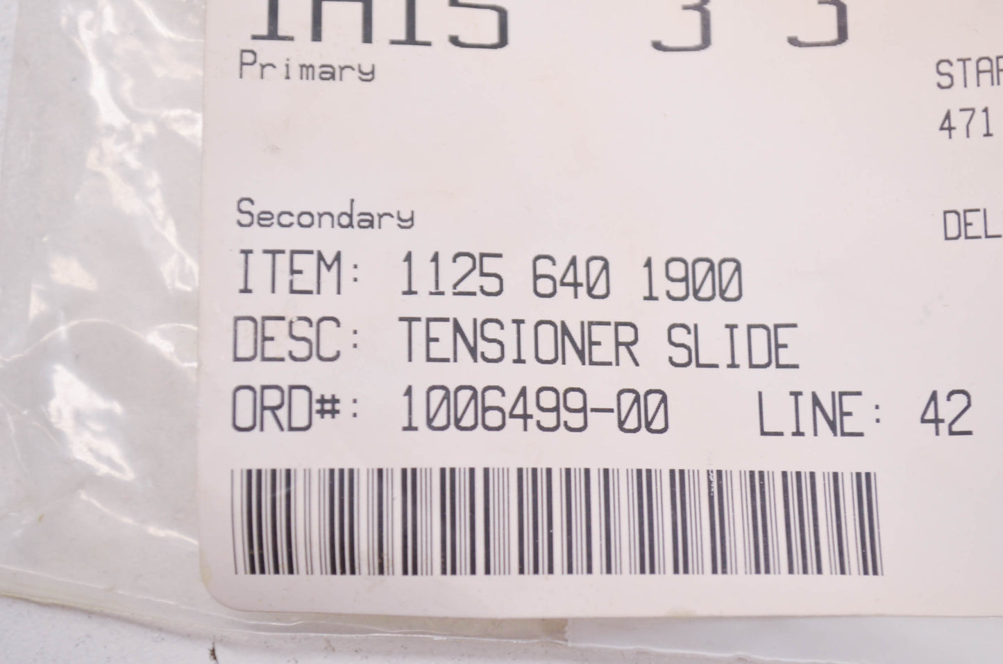 New OEM STIHL Chain Tensioner Slide NOS