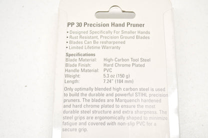 New OEM STIHL PP 30 Rust Resistant Precision Hand Pruner NOS