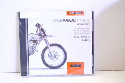 New OEM KTM 2014-2017 Freeride 250 R Repair Manual CD Disc NOS