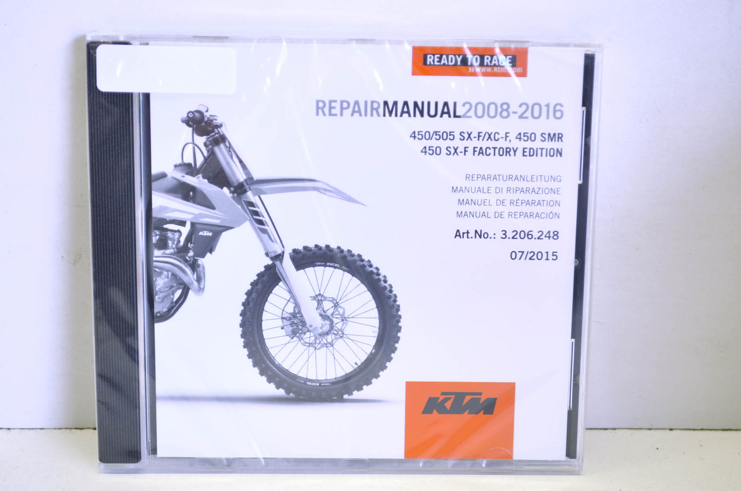 OEM KTM 3206248 Repair DVD 450-505 SX-F/XC-F/SMR NOS