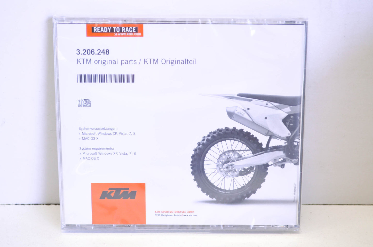 OEM KTM 3206248 Repair DVD 450-505 SX-F/XC-F/SMR NOS