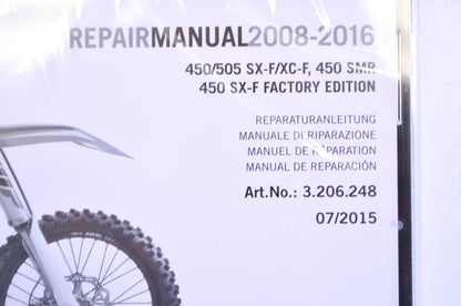 OEM KTM 3206248 Repair DVD 450-505 SX-F/XC-F/SMR NOS