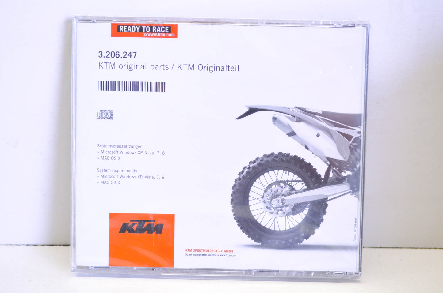 2011-2016 125-300 Repair Manual CD Disc NOS