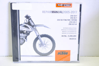 New OEM KTM 2005-2017 250SX-F, 250 XC-F, 250 SX-F Factory Edition, 250 EXC-F, 25