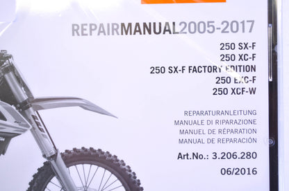 New OEM KTM 2005-2017 250SX-F, 250 XC-F, 250 SX-F Factory Edition, 250 EXC-F, 25