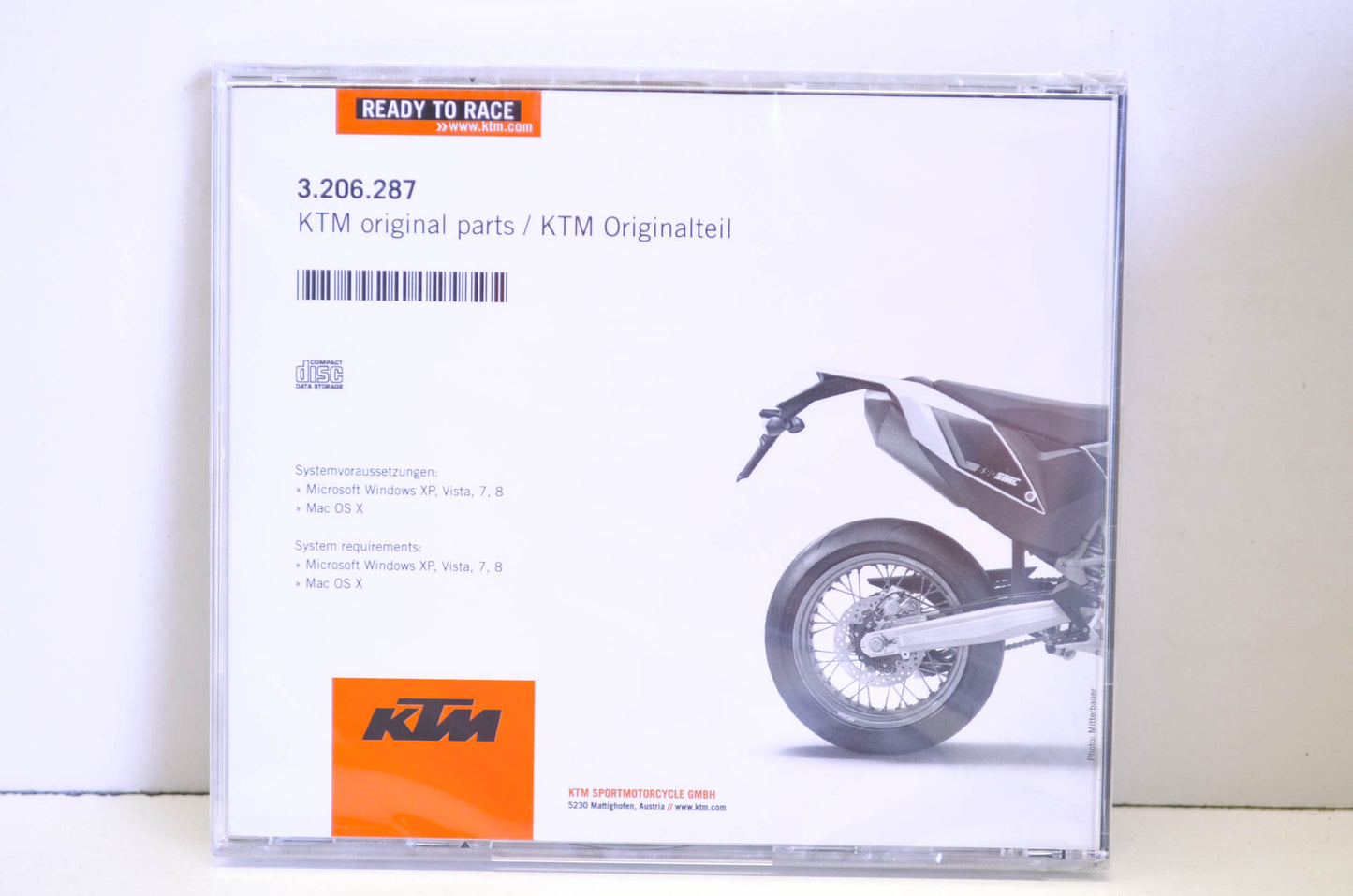 OEM KTM 3206287 2008-2017 690 Enduro Repair Manual CD Disc NOS