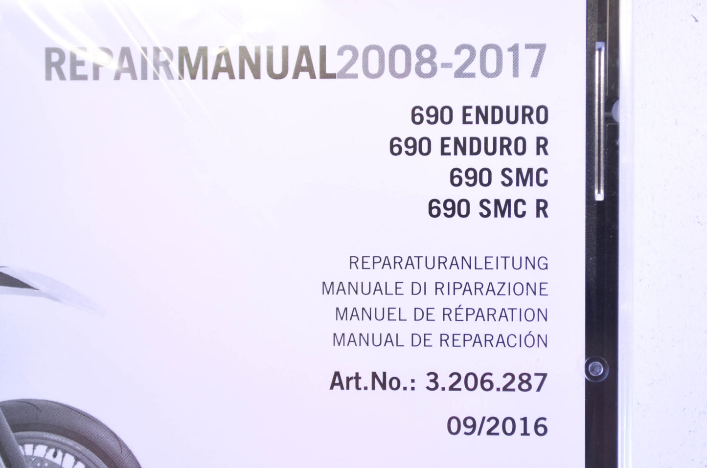OEM KTM 3206287 2008-2017 690 Enduro Repair Manual CD Disc NOS