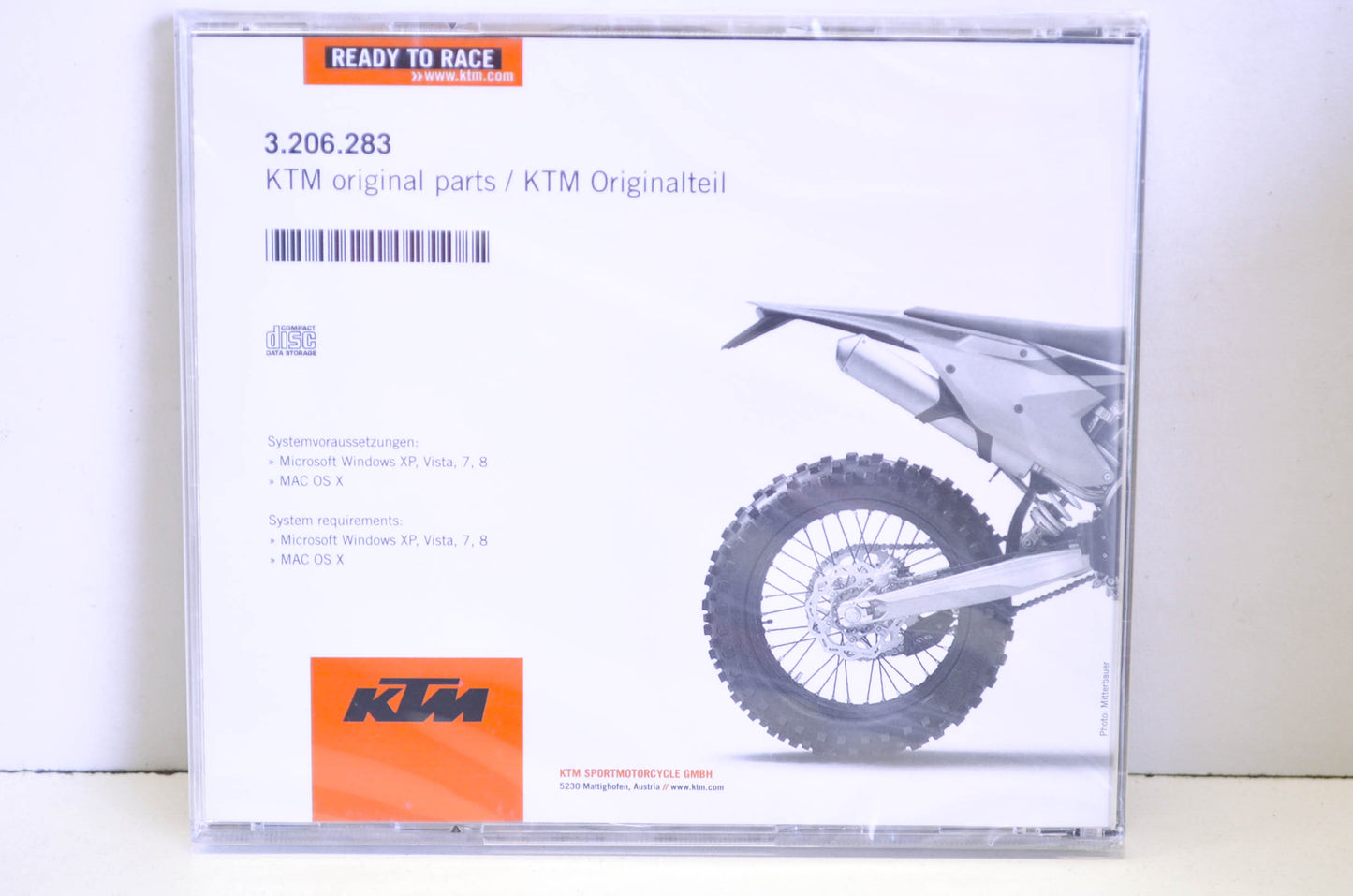 2011-2017 125-300 SX/XC/EXC/XC-W/ SIX DAYS Factory Edition Repair Manual CD Disc