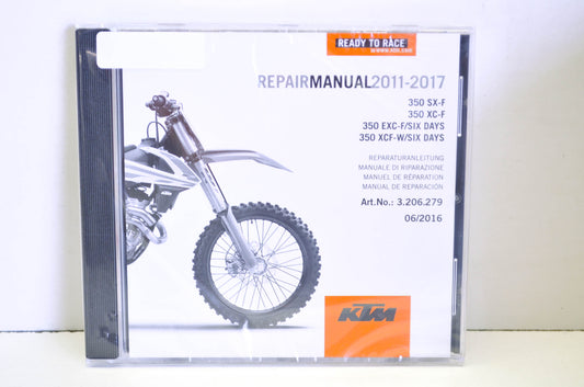 New OEM KTM 2011-2017 350 SX-F, 350 XC-F, 350 EXC-F/SIX DAYS, 350 XCF-W/SIX DAYS
