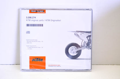 New OEM KTM 2009-2017 50 SX, 50 SX MINI, 50 SX JUNIOR Repair Manual CD Disc NOS