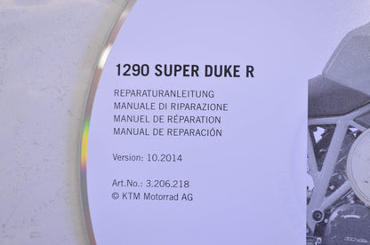 OEM KTM 3206218 2014-2015 1290 Super Duke R Repair Manual CD Disc