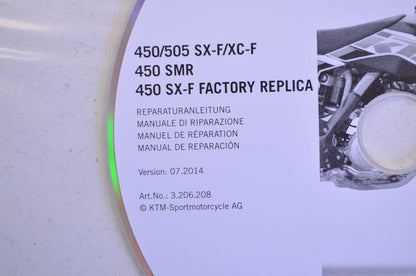 OEM KTM 3206208 Repair DVD 450-505 SX-F/XC-F/SMR