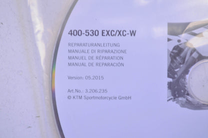 OEM KTM 3206235 2008-2016 400-530 EXC/XC-W Repair Manual CD Disc