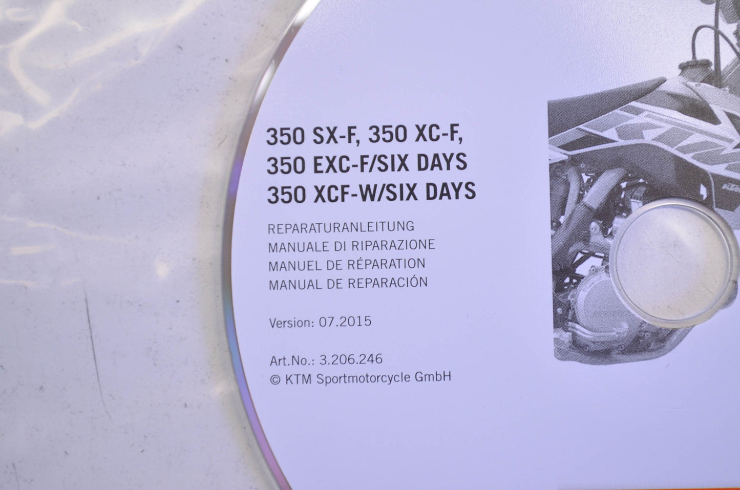 OEM KTM 2011-2016 350 SX-F, 350 XC-F, 350 EXC-F/SIX DAYS, 350 XCF-W/SIX DAYS Rep