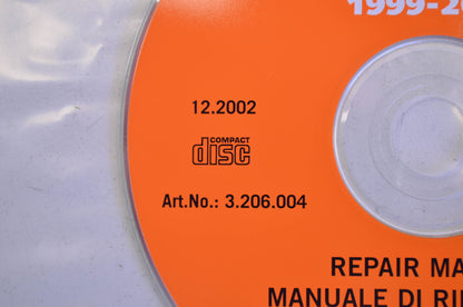 OEM KTM 1999-2003 250-308 SX, MXC, EXC Repair Manual CD Disc