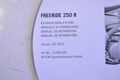 OEM KTM 2014-2016 FREERIDE 250 R Repair Manual CD Disc