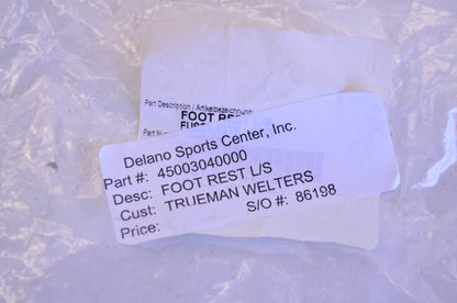 OEM KTM 45003040000 Left Side Foot Rest NOS