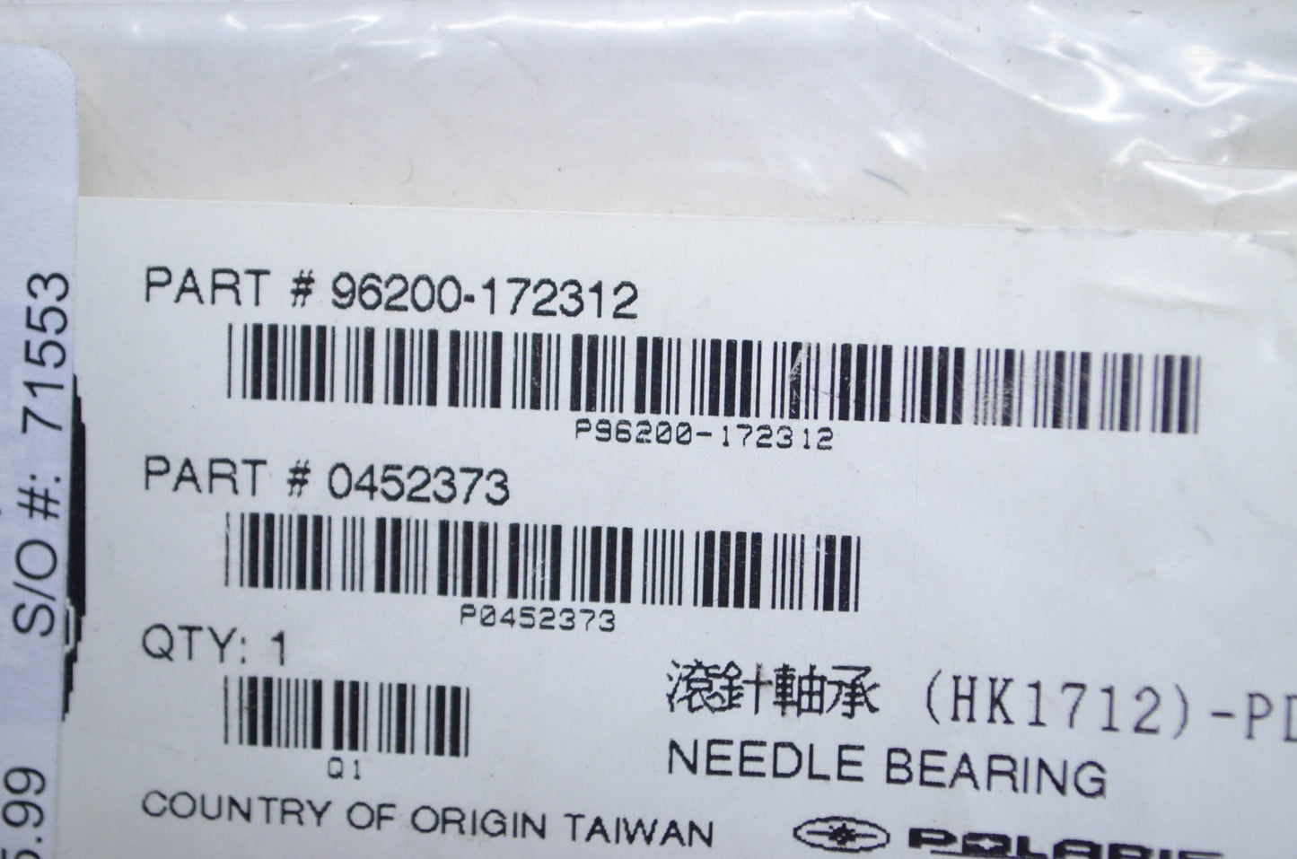 Needle Bearing NOS