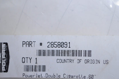 OEM Polaris 2858091 Powerlet 12V Dual Cigarette Outlet w/ 60" Cord NOS