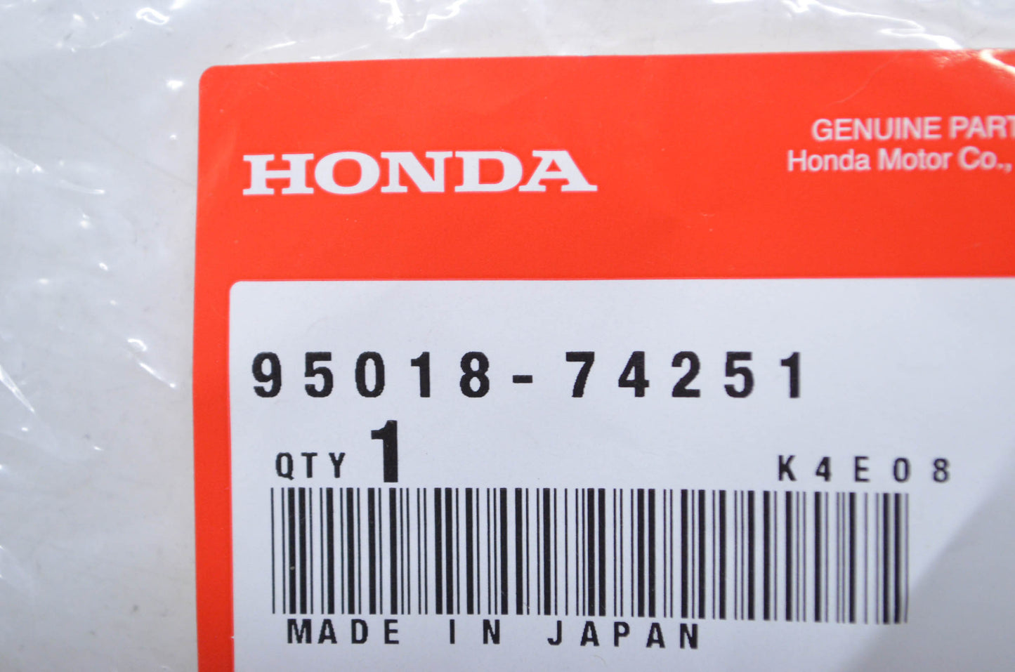 OEM Honda 95018-74251 Band 74 NOS