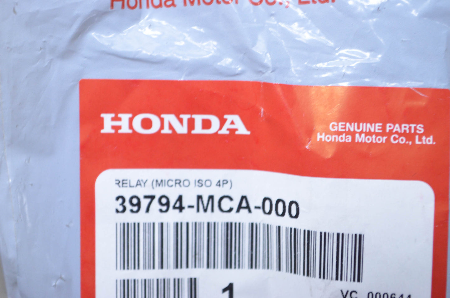 New OEM Honda Micro ISO 4P Relay NOS
