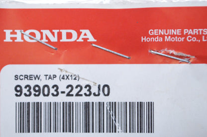 OEM Honda 93903-223J0 Tap Screw (4X12) NOS