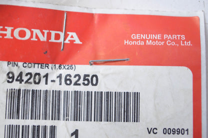 OEM Honda 94201-16250 Cotter Pin (1.6X25) NOS