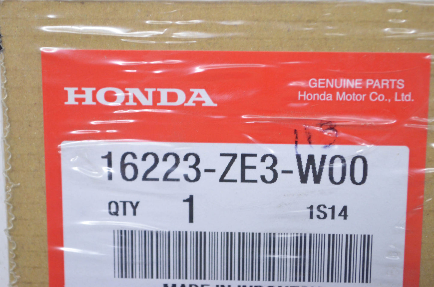 OEM Honda 16223-ZE3-W00 Insulator Packing NOS