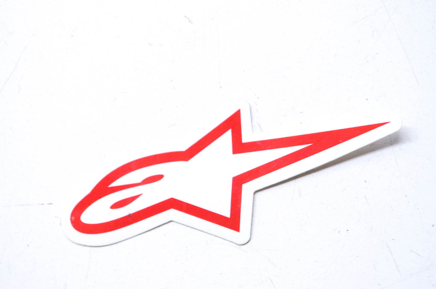 New Alpine Stars Astars Red Small Decal Sticker NOS