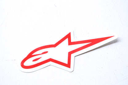 New Alpine Stars Astars Red Small Decal Sticker NOS