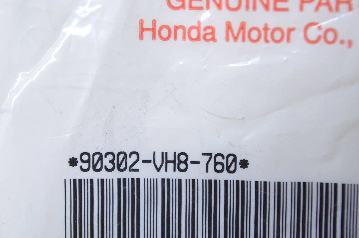 OEM Honda 90302-VH8-760 Left Lock Nut M10 NOS