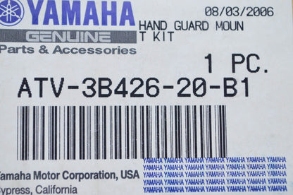 OEM Yamaha ATV-3B426-20-B1 Brush Deflector Mount NOS