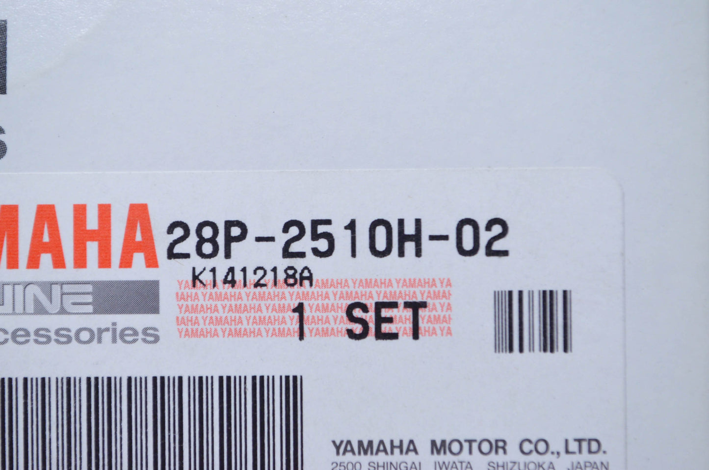 OEM Yamaha 28P-2510H-02-00 Double Off Boot Set NOS