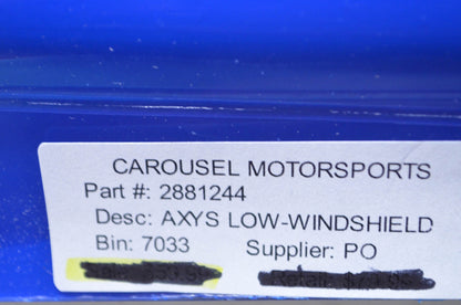 New OEM Polaris Axys Low Blue Windshield NOS