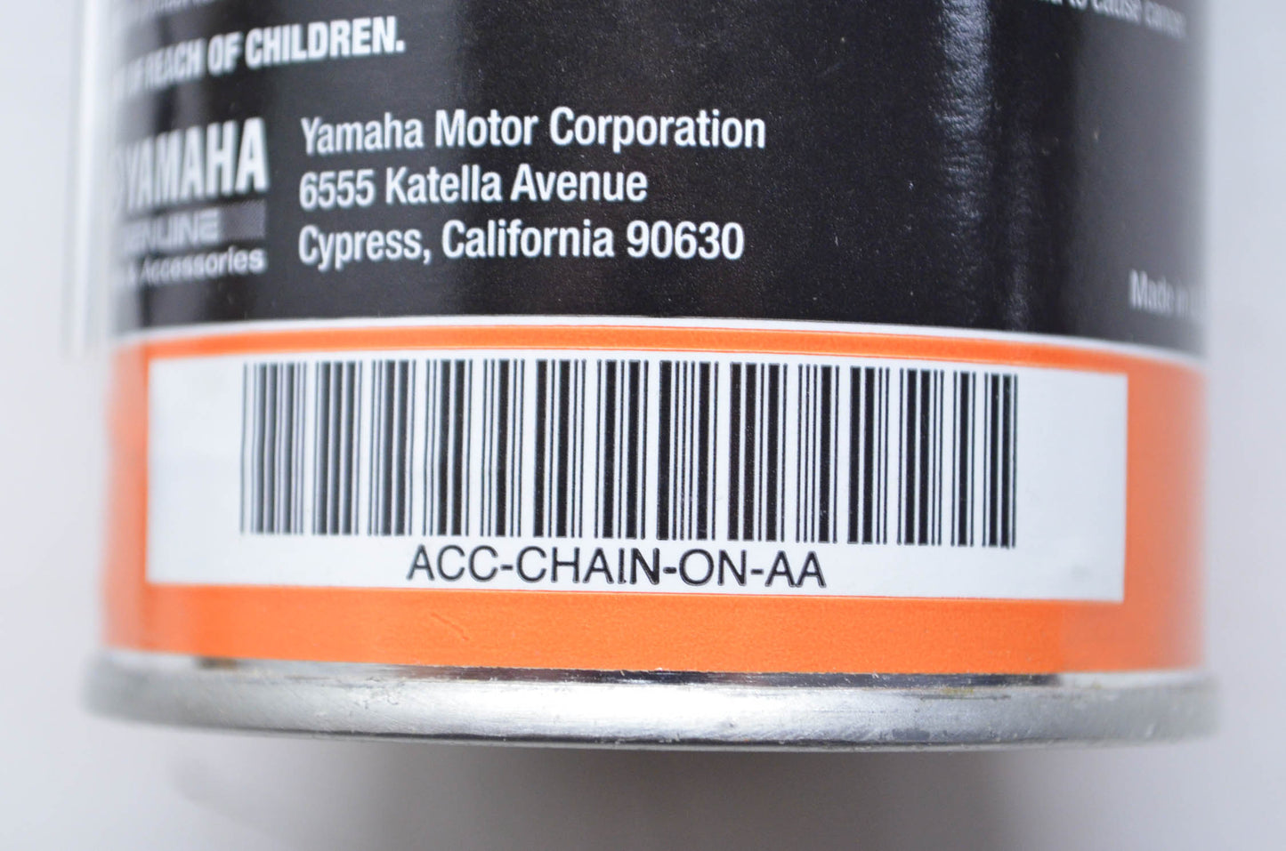 OEM Yamaha ACC-CHAIN-ON-AA On-Road Chain Lube NOS